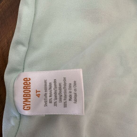 Gymboree Girls Size 4T Swim Suit Sleeveless One Piece Splish Splash Green - Picture 5 of 5